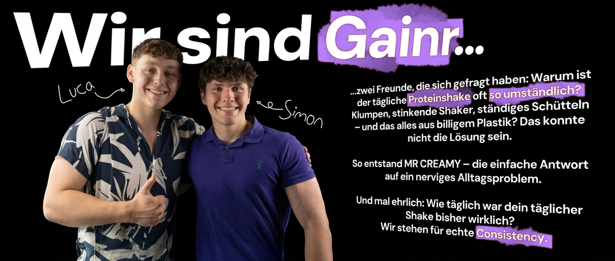 Wir sind Gainr - Luca und Simon, Pastell-Lila Akzente HQ